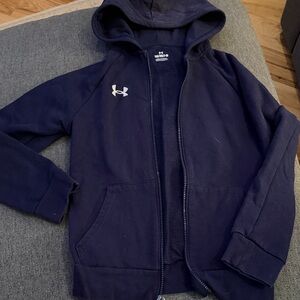 Under Armour Kids' Dark Blue Hoodie Jacket